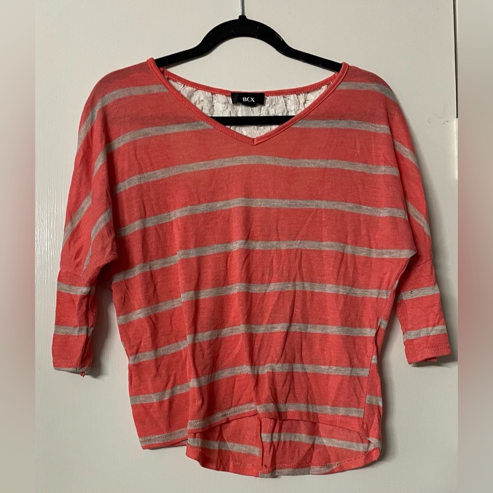 Crop Top 3/4 Sleeve Sweater Top